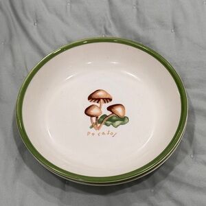 Pottery Barn Made in Italy Ceramic bowls (2)